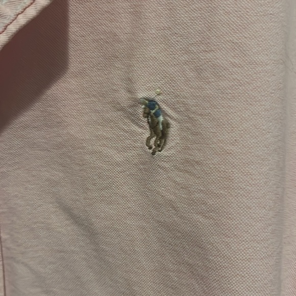 Pink Ralph Lauren Oxford polo - Picture 4 of 4